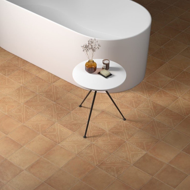 Terre cuite - Carrelage MIRA DECOR COTTO 20x20 cm effet terre cuite