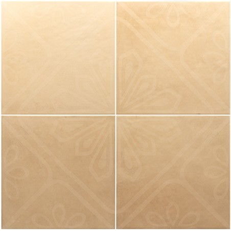 Terre cuite - Carrelage MIRA DECOR NATURAL 20x20 cm effet terre cuite