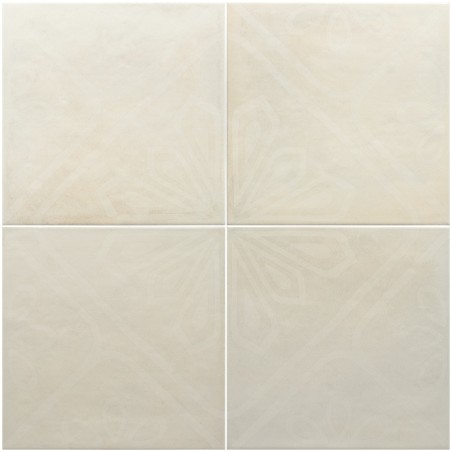 Echantillon - Echantillon carrelage effet terre cuite 20x20cm MIRA DECOR BLANCO