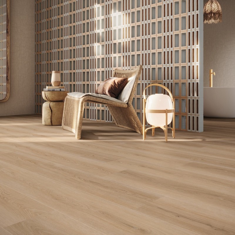 Lame PVC clipsable - Lame PVC clipsable effet bois LAMARI CARAMELO 22,5x153,2 cm