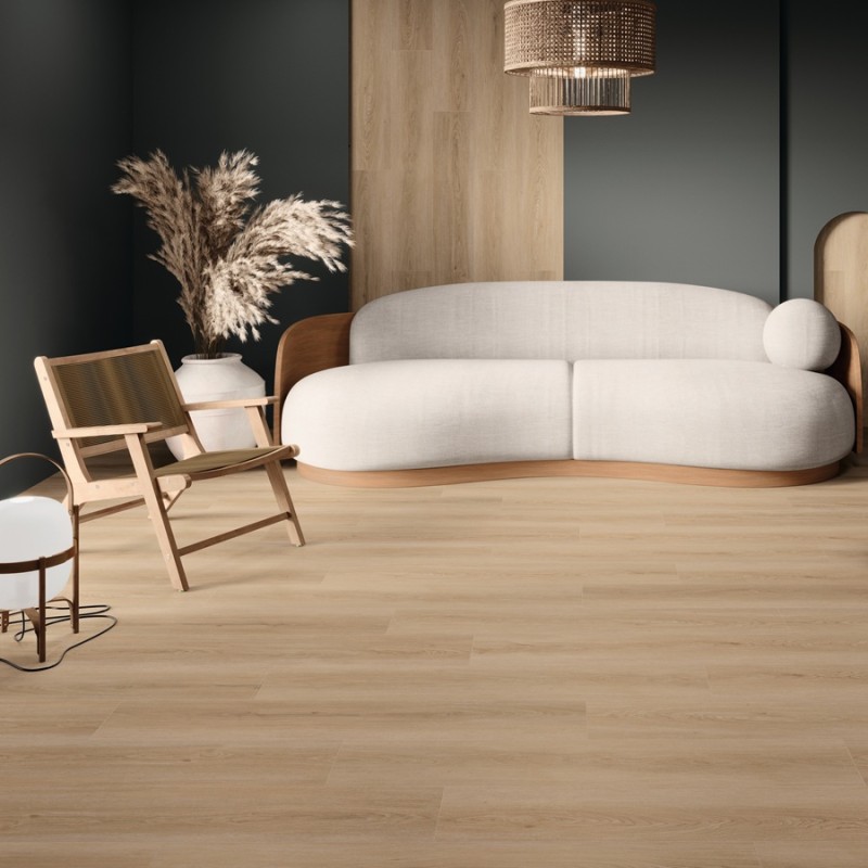 Lame PVC clipsable - Lame PVC clipsable effet bois SONEJA CARAMELO 23,2x123,5 cm