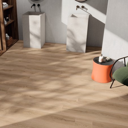 Lame PVC clipsable - Lame PVC clipsable effet bois SONEJA MIEL 23,2x123,5 cm