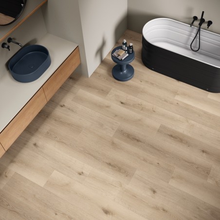 Lame PVC clipsable - Lame PVC clipsable ALBEOS HAYA effet bois  23,2x123,5 cm