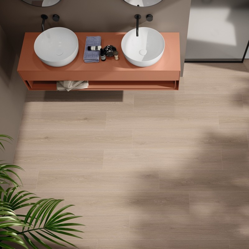 Lame PVC clipsable - Lame PVC clipsable CESUNA ENCINA effet bois 23,2x123,5 cm