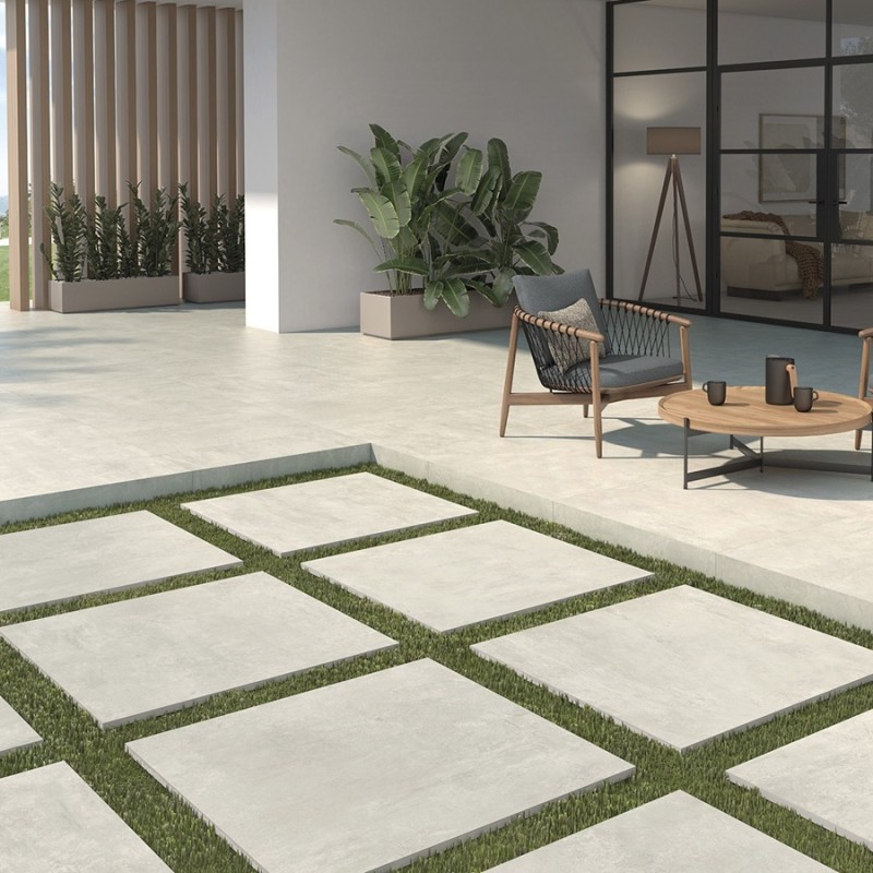 Dalle sur plots terrasse - Dalle sur plots ARGON ARENA 60x60x2 cm effet pierre antidérapant R11