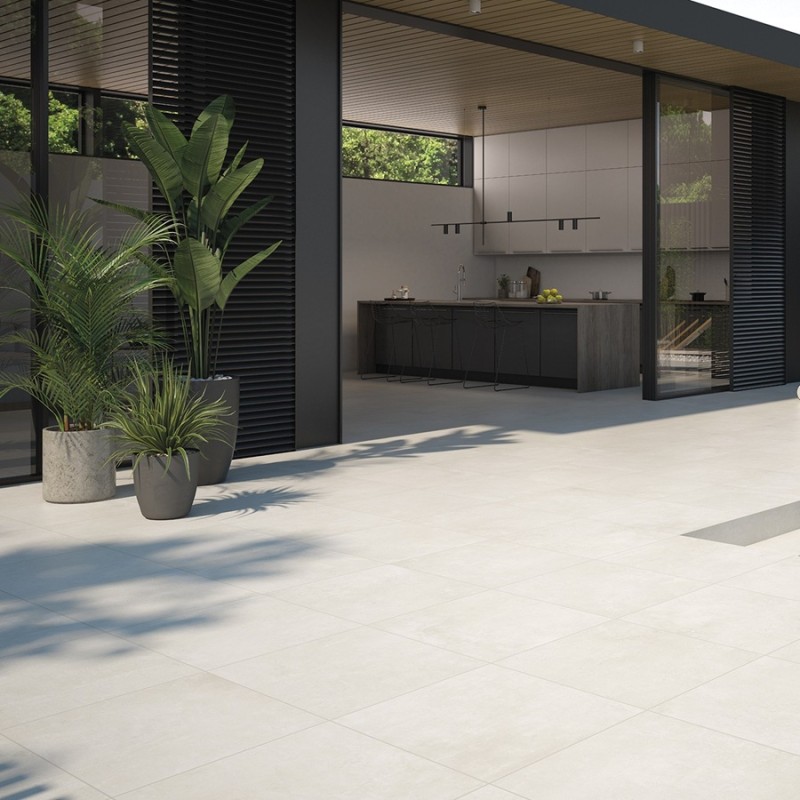 Dalle sur plots terrasse - Dalle sur plots GROUND ARENA 90x90x2 cm effet pierre antidérapant R11