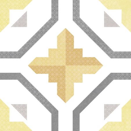 Carreaux ciment - carrelage PRISMA MANGO 25x25cm imitation carreaux ciment antidérapant R11