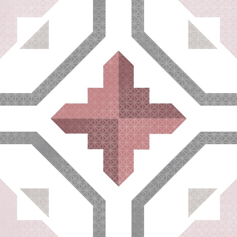 Carreaux ciment - carrelage PRISMA RIOJA 25x25cm imitation carreaux ciment antidérapant R11