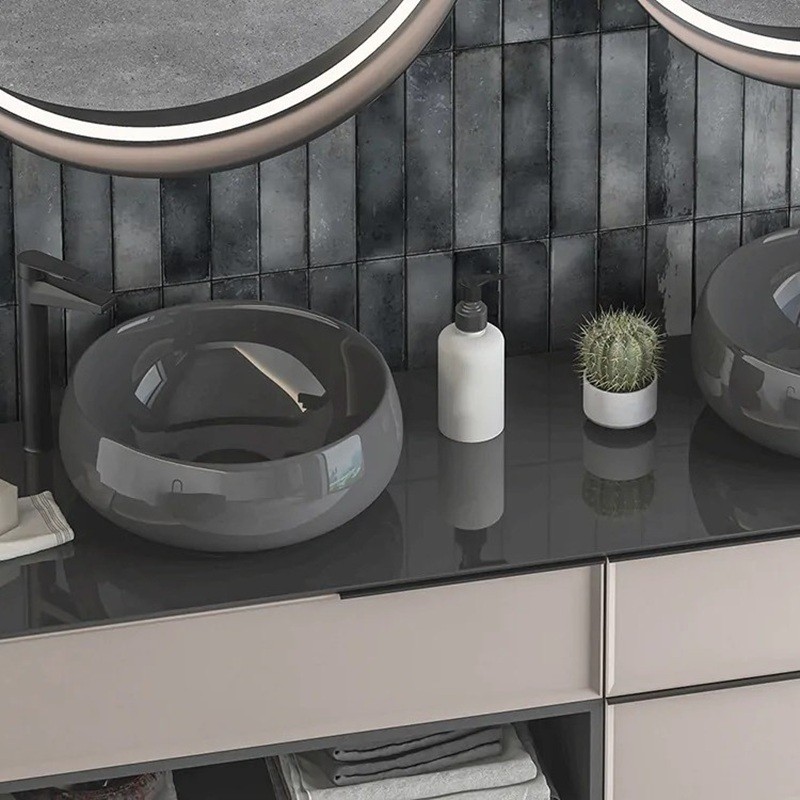 Zellige - carrelage HACKNEY ANTRACITE 6,9x24 cm effet zellige