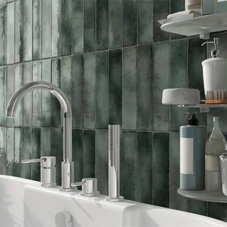 Zellige - carrelage HACKNEY JADE 6,9x24 cm effet zellige