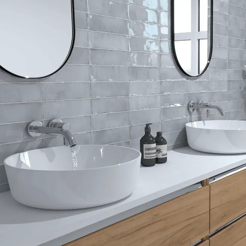 Zellige - carrelage HACKNEY PEARL 6,9x24 cm effet zellige