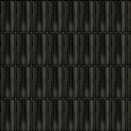 Zellige - carrelage KANJI BLACK 11,5x23,1 cm effet zellige