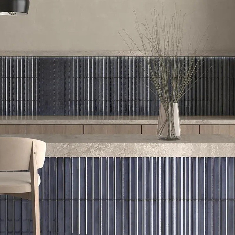 Zellige - carrelage KANJI BLUE NIGHT 11,5x23,1 cm effet zellige