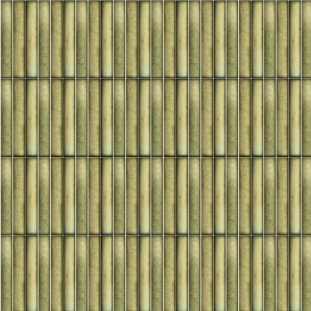 Zellige - carrelage KANJI KAKI 11,5x23,1 cm effet zellige