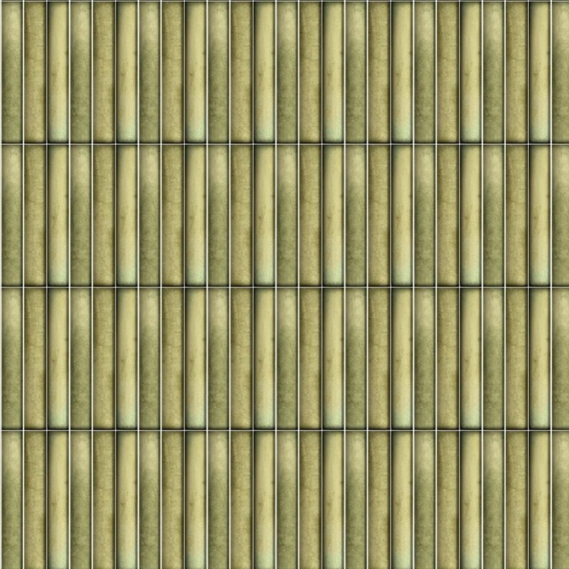 Zellige - carrelage KANJI KAKI 11,5x23,1 cm effet zellige