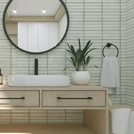 Zellige - carrelage KANJI SNOW 11,5x23,1 cm effet zellige