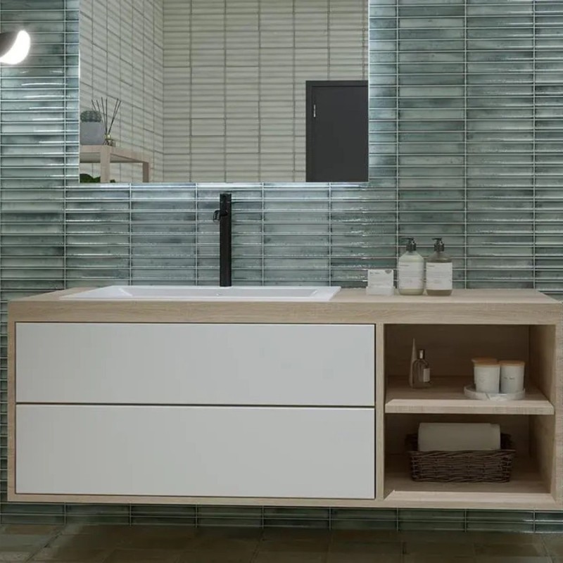 Zellige - carrelage KANJI WINTER BLUE 11,5x23,1 cm effet zellige