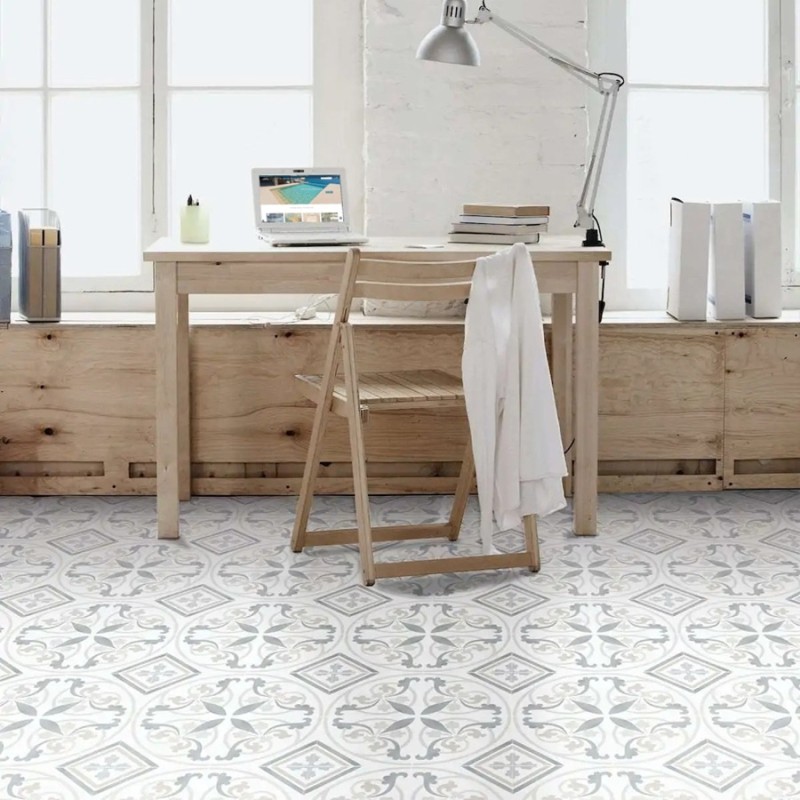 Carreaux ciment - carrelage FRAME PROVIDENCE 15x15cm imitation carreaux ciment vieilli