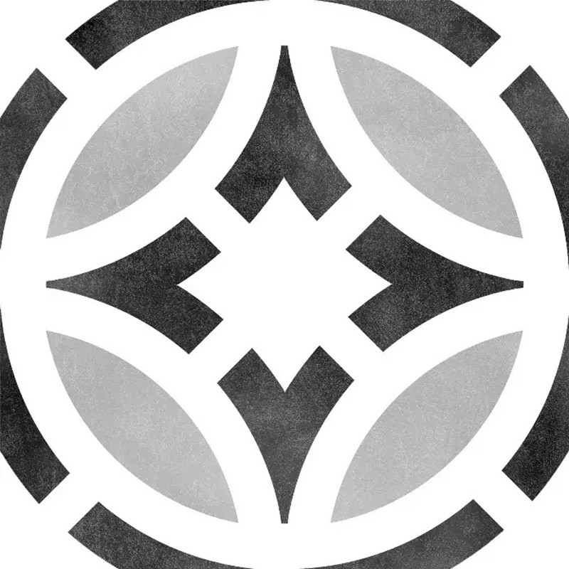 Carreaux ciment - carrelage FRAME STAR 15x15cm imitation carreaux ciment vieilli