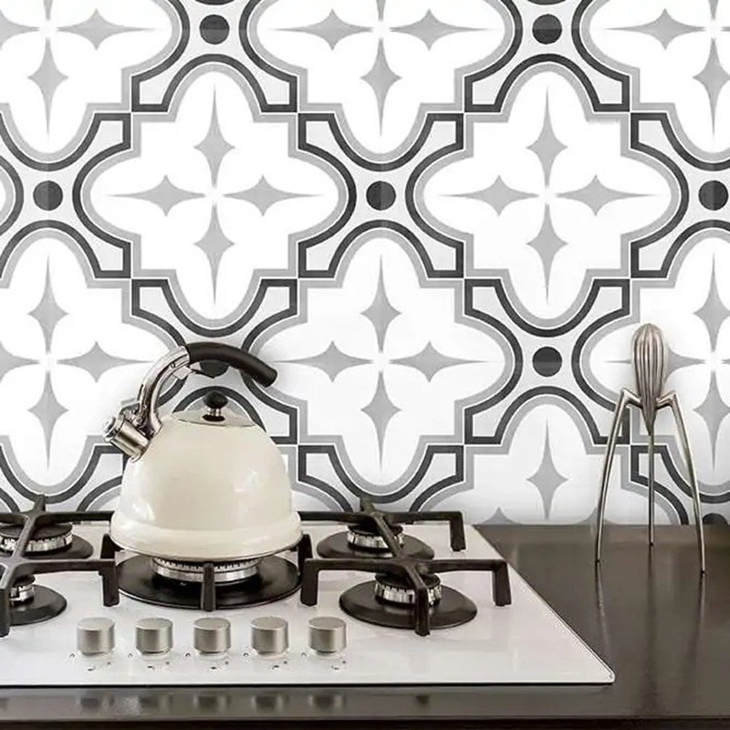 Carreaux ciment - carrelage FRAME TIE 15x15cm imitation carreaux ciment vieilli