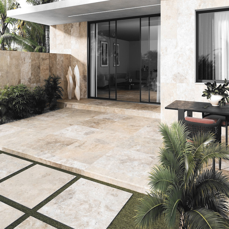 Dalle sur plots terrasse - dalle sur plot IZMIR PLUS 50x100x2 cm antidérapant R11