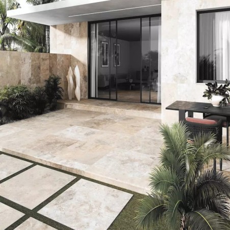 Déstockage - Lot de 12.50 M² de dalle sur plot IZMIR PLUS 50x100x2 cm antidérapant R11