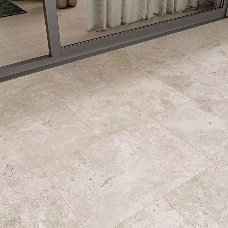 Carrelage travertin - Effet pierre - carrelage izmir 40x60 cm effet travertin rectifié