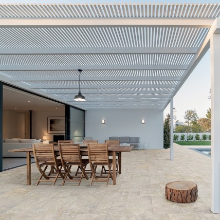 Effet pierre - Carrelage Opus Romain - Effet Pierre Travertin - ROMA CELIO R11