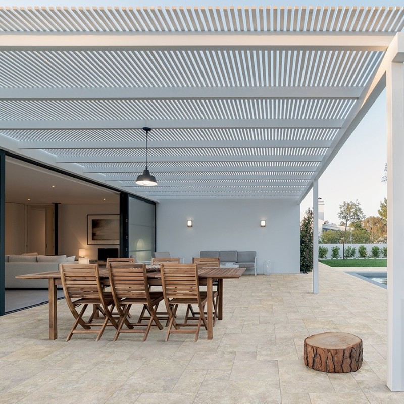 Effet pierre - Carrelage Opus Romain - Effet Pierre Travertin - ROMA CELIO R11