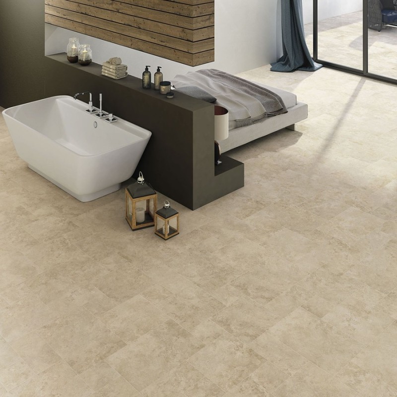 Carrelage travertin - Effet pierre - Carrelage Opus Romain - Effet Pierre Travertin - ROMA AVENTINO