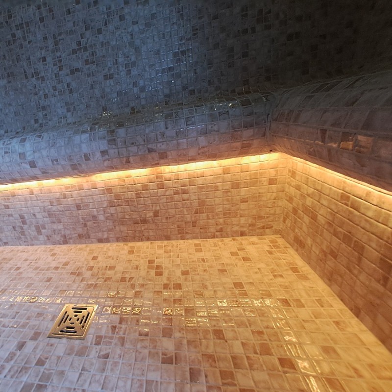 Mosaïque effet pierre - Emaux de Verre Onix Kara Beige