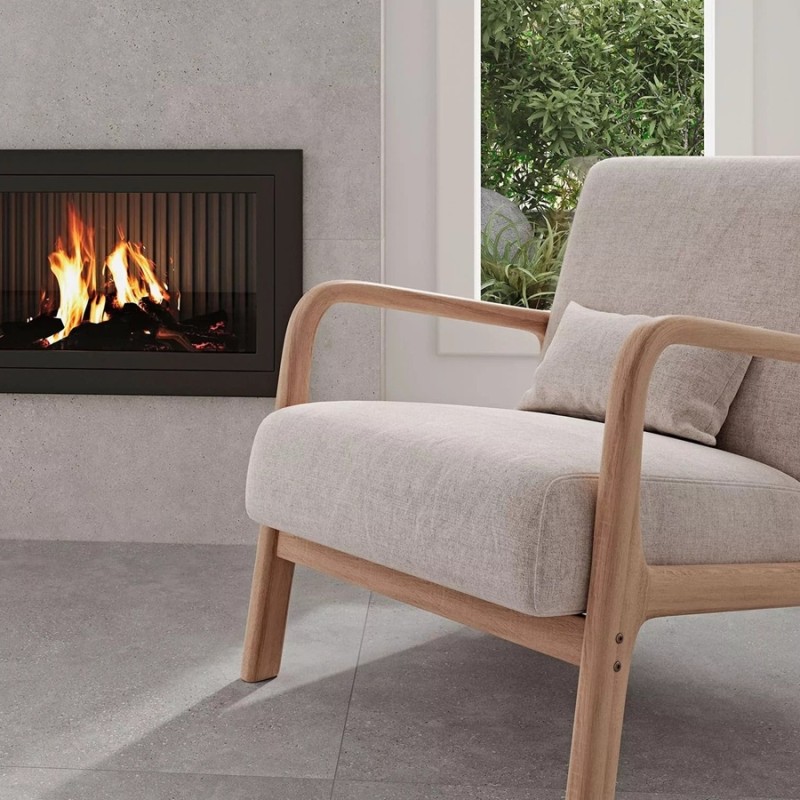 Effet béton - Carrelage Vida Acero 60x120 effet béton gris