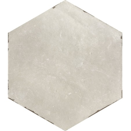 Carrelage hexagonal - carrelage TIBERIO TAUPE 14x16 cm effet carreaux ciment Carrelage hexagonal - carrelage TIBERIO TAUPE 14x16 cm effet carreaux ciment