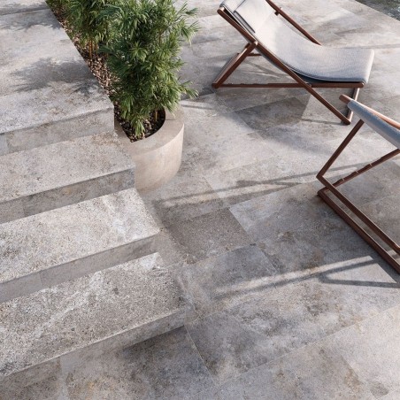 Extérieur - Carrelage Caribbean Grey 29,5x60 R11 - style carribéen