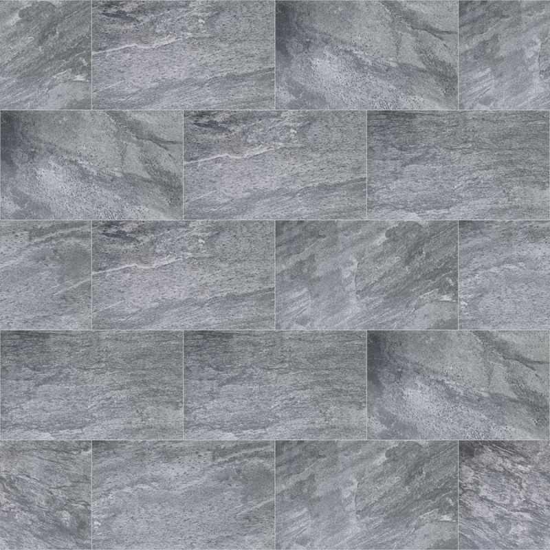 Piscine - Carrelage Bali Prestige Grey 30x60 cm pierre volcanique gris