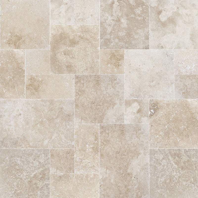 Effet pierre - Carrelage Opus romain Travertin R11 – effet pierre antidérapant