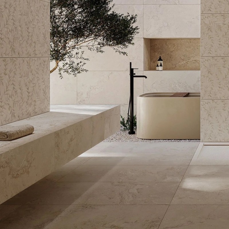 Carrelage travertin - Effet pierre - Carrelage Provenza Sand 90x90 – Travertin beige naturel Carrelage travertin - Effet pierre - Carrelage Provenza Sand 90x90 – Travertin beige naturel