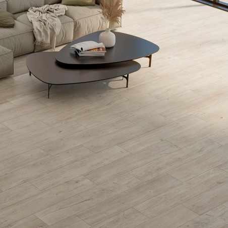 Extérieur - Carrelage IRATI TAUPE 20x120 cm Effet Bois antidérapant R11