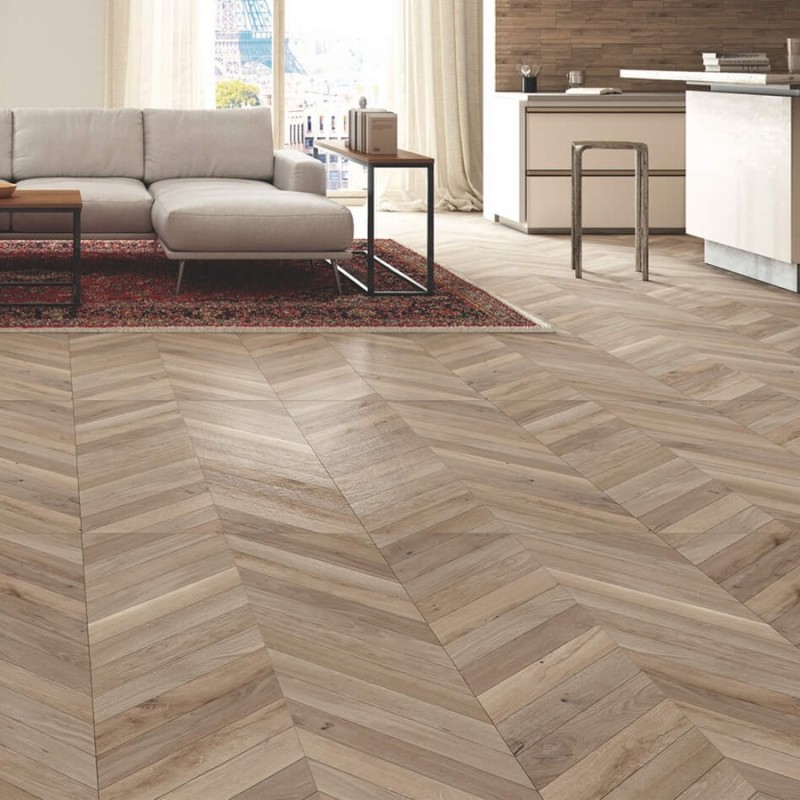 Extérieur - Carrelage HERITAGE TEAK 30x120 cm Imitation bois