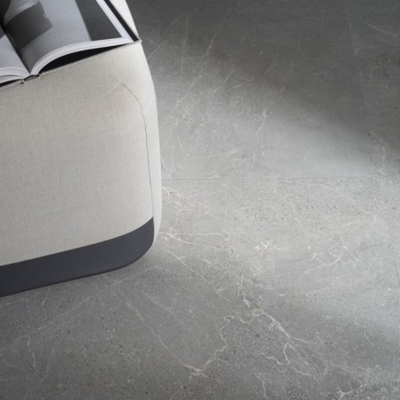 Dalle sur plots terrasse - Dalle terrasse Alchemy Iron 100x100 – Effet pierre grise