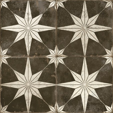 Carreaux ciment - Carrelage carreaux de ciment FS STAR Night 45x45 – Etoile ancien