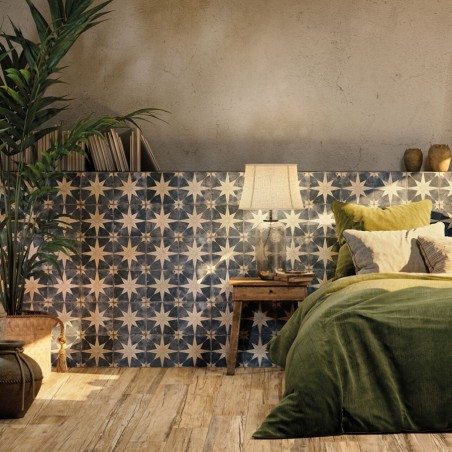 Carreaux ciment - Carrelage FS STAR Sky 45x45 – effet carreaux de ciment ancien