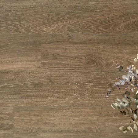 Imitation bois - Carrelage antidérapant VERBIER CIGAR 19,5x121 – Imitation bois teinte brun foncé