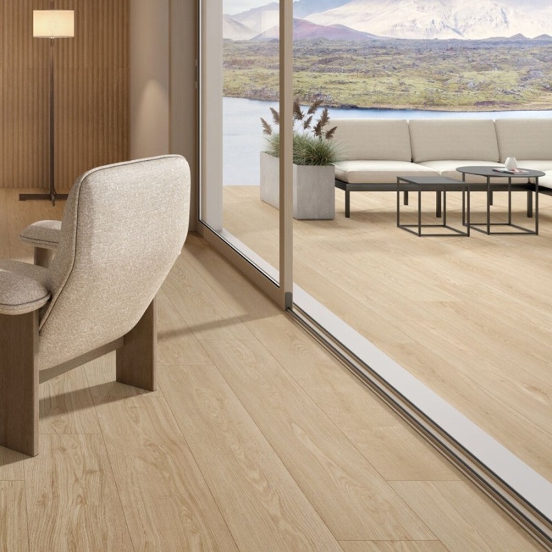 Imitation bois - Carrelage Granier Taupe 24x151 – Terrasse imitation bois