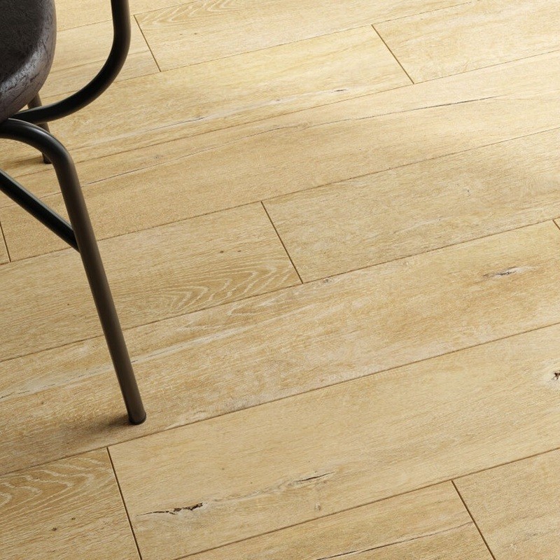 Imitation bois - Carrelage Lenk Honey 24x151 – Terrasse imitation bois miel