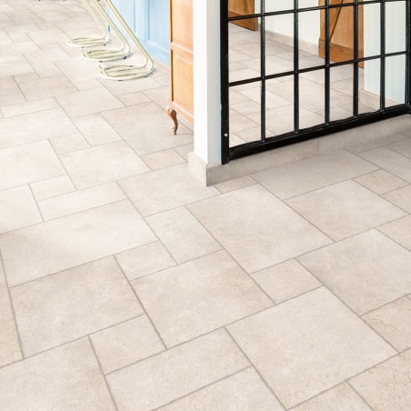 Carrelage travertin - Effet pierre - Travertin Opus Kayros R9 – Opus Romain intérieur multiformat