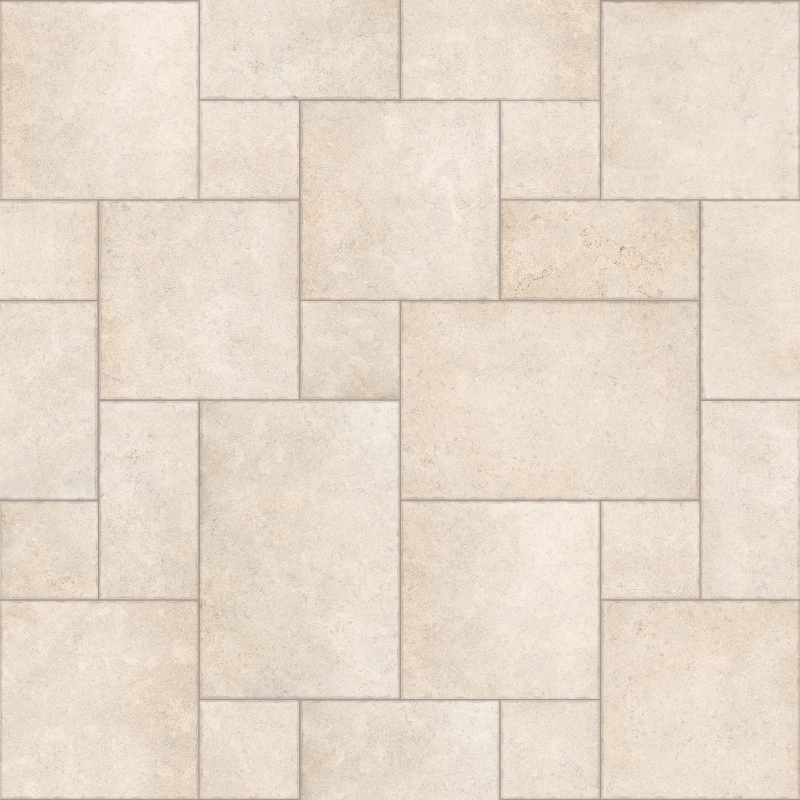 Carrelage travertin - Effet pierre - Travertin Opus Kayros R9 – Opus Romain intérieur multiformat