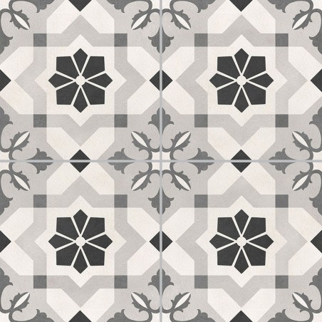 Carreaux ciment - Carrelage Menorca 45x45 – Imitation carreaux de ciment gris