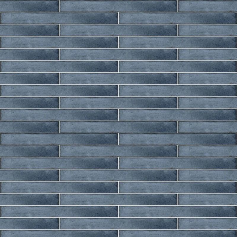 Zellige - Carrelage CHROMA BLUE 4,8x44,5 cm effet zellige