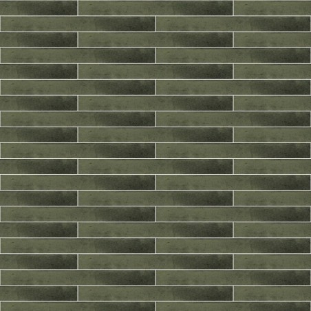 Zellige - Carrelage CHROMA GREEN 4,8x44,5 cm effet zellige